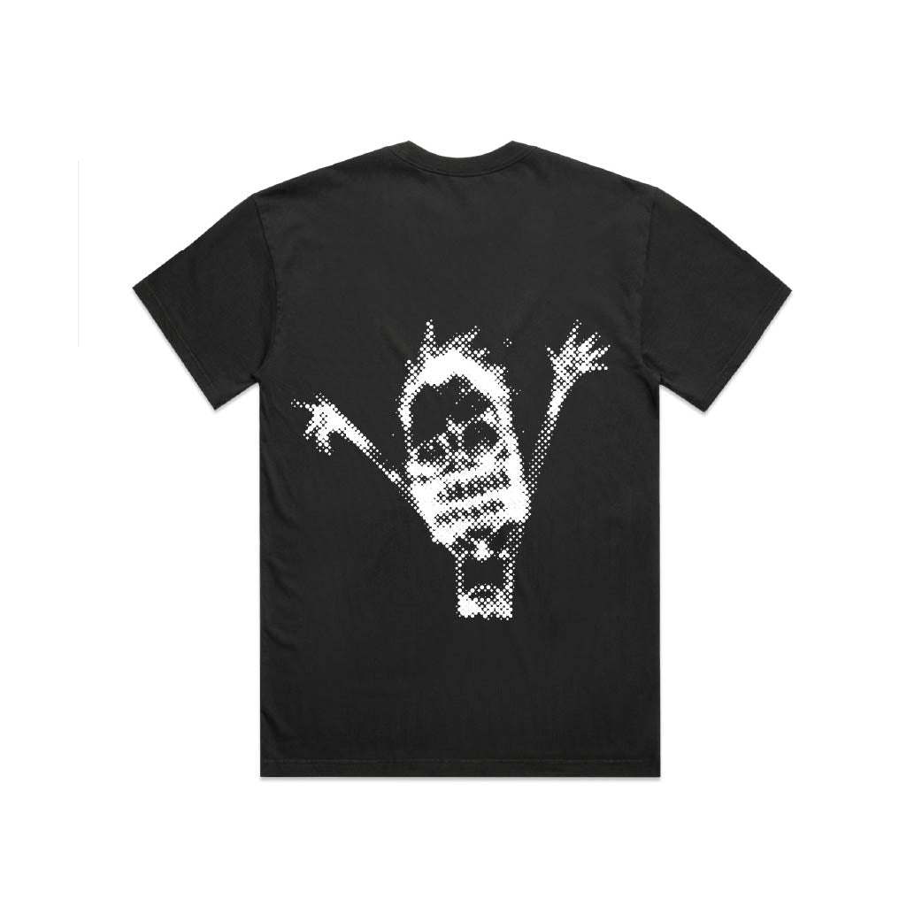 heavy faded tee coal